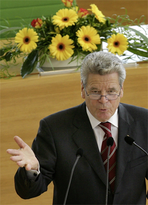 Joachim Gauck Foto: Matthias Hiekel