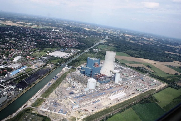 Das Kraftwerk 'Datteln 4'. Foto: Dieter Wirdeier