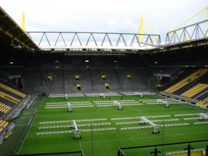 Das Stadion des BVB von innen. Foto: Robin Patzwaldt