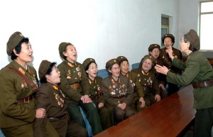 Der nordkoreanische Volkssturm bereitet sich auf die Vernichtung der USA vor.