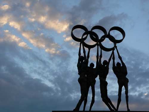 Olympische Ringe. Quelle: Wikipedia; Lizenz: gemeinfrei