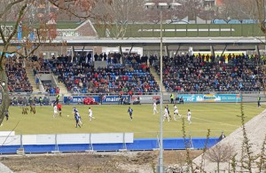 Fußball beim FSV Frankfurt. Quelle: Wikipedia; Foto: Dontworry; Lizenz: 
