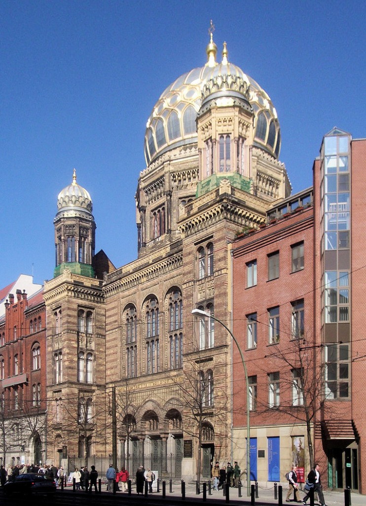 Die Neue Synagoge in Berlin, Oranienburgerstraße /Foto: Andreas Praefcke (CC BY 3.0)