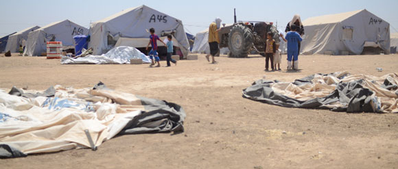 irakisches IDP-Camp in Kurdistan