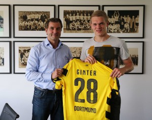 Matthias Ginter bekommt in Dortmund die Rückennummer 28. Foto: BVB