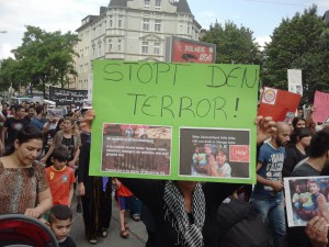 Demonstration gegen IS am Dienstag in Dortmund.