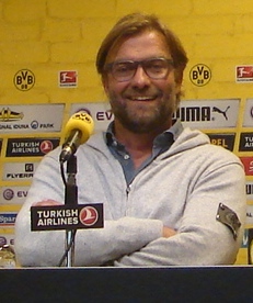 BVB-Trainer Jürgen Klopp ist optimistisch. Foto: Robin Patzwaldt