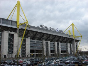 Hat schon mal erfolgreicheren Fußball gesehen: Das Stadion in Dortmund. Foto: Robin Patzwaldt