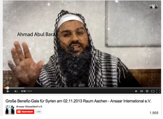 Abdul Abul Baraa: Werbebotschaft für Ansaar Internationa e.V., Screenshot