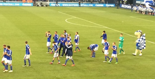 Kann Schalke zukünftig wieder häufiger so ausgelassen feiern? Foto: Michael Kamps