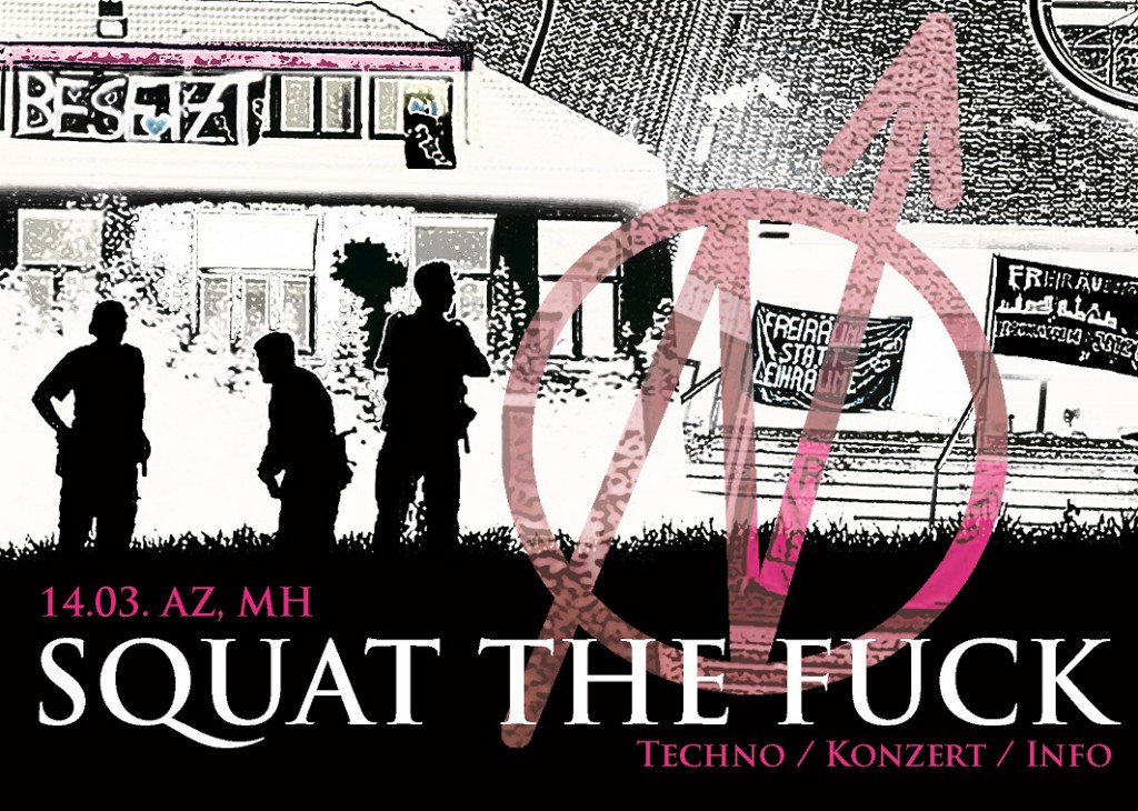 Squat the Fuck im AZ Mülheim