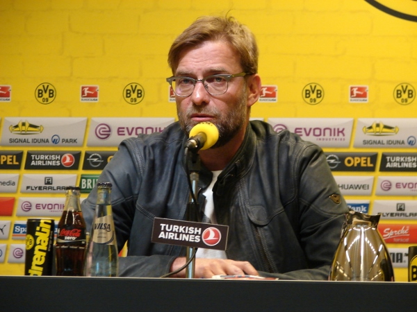 Der Abschied aus Dortmund naht, noch zwei Spiele mit dem BVB für Jürgen Klopp. Foto: Robin Patzwaldt