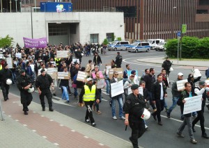 Demonstration von Geflüchteten in Dortmund am 16.06.2015