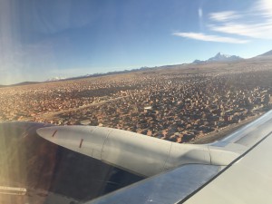 Blick auf die Steinwüste in El Alto