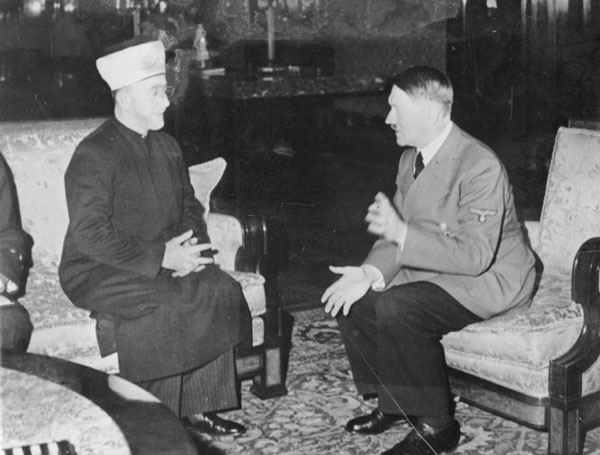 Amin al-Husseini und Adolf Hitler Foto: Bundesarchiv, Bild 146-1987-004-09A / Heinrich Hoffmann Lizenz: CC BY-SA 3.0 DE