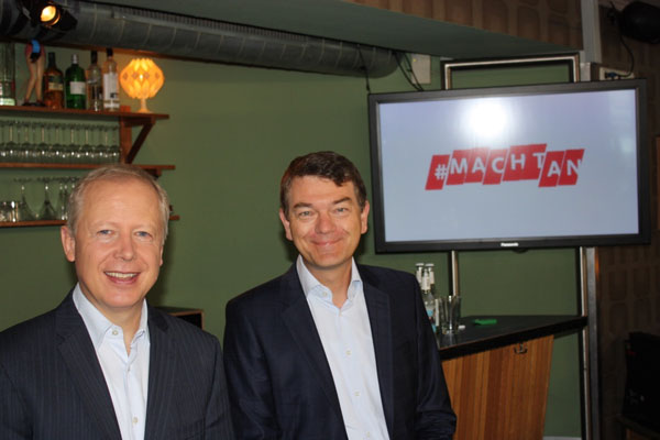 WDR-Intendant Tom Buhrow mit Fernsehdirektor Jörg Schönenborn