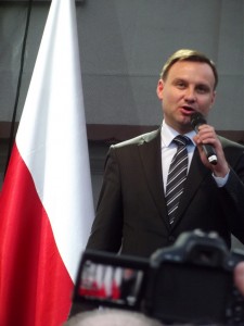 Packt völkische Kriegsrhetorik aus: Polens Präsident Duda (Foto: Piotr Drabik / Flickr / cc-by-sa) 