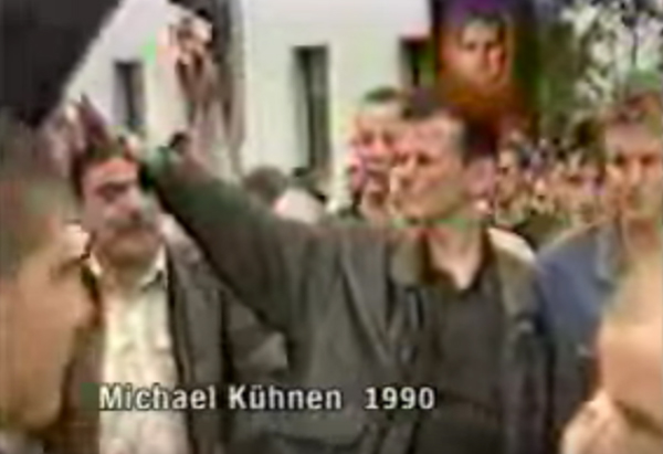 Michael Kühnen. Screenshot aus der NDR-Dokumentation "Neonazis, die Männer lieben",