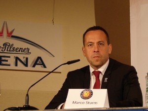 Bundestrainer Marco Sturm. 