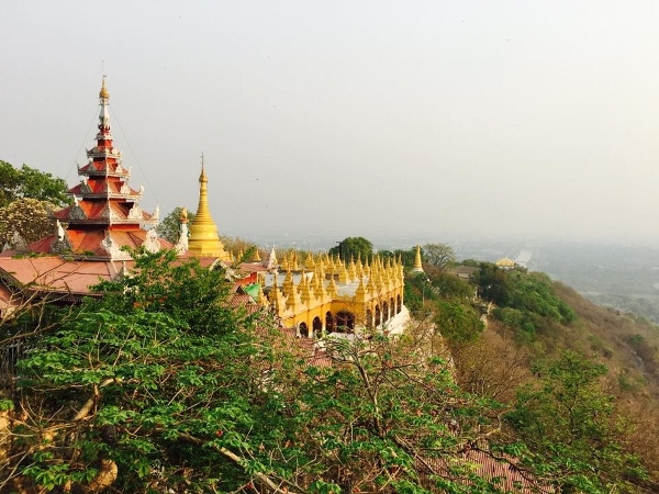 Blick vom Mandalay. 