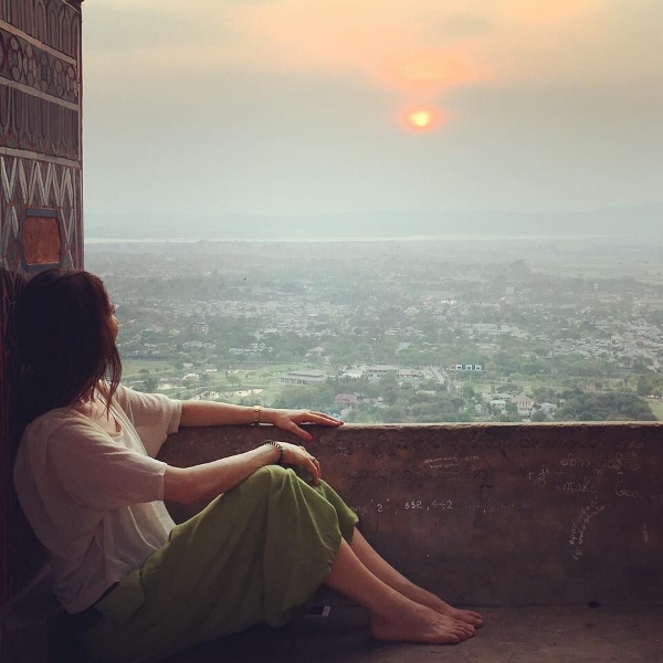 Wunderbarer Sonnenuntergang, Mandalay Hill. Foto(s): Franziska Krasnici 