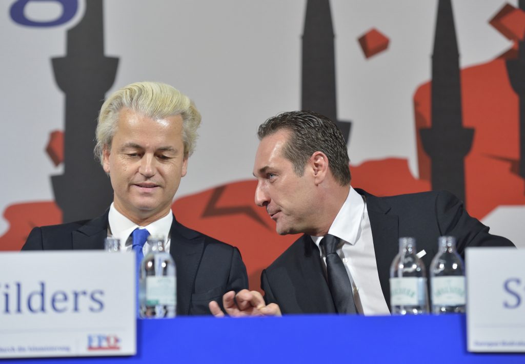 Geert Wilders und Heinz Christian Strache. Foto: (c) Daniel Weber