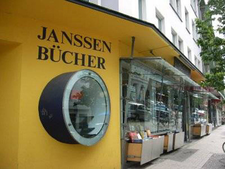 Die Buchhandlung Janssen in der Brüderstraße