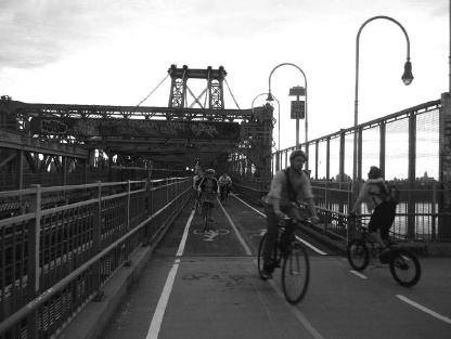 Radweg über die Williamsburg Bridge