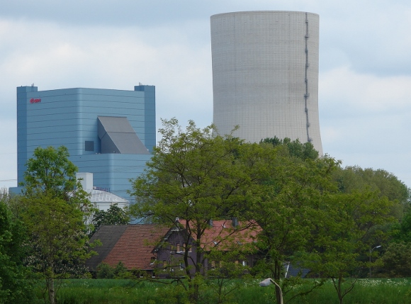Das Kraftwerk 'Datteln 4' im Mai 2014. Foto: Robin Patzwaldt