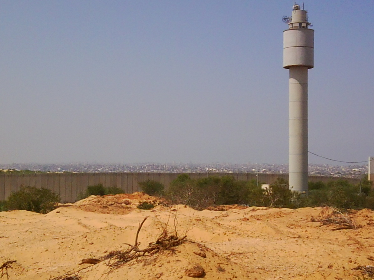 Blick auf den Gazastreifen