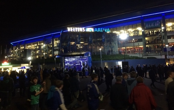 Die Arena in Gelsenkirchen. Foto: Michael Kamps