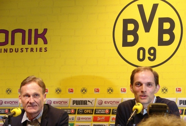 Ja, er ist da! Thomas Tuchel in Dortmund. Foto: Robin Patzwaldt