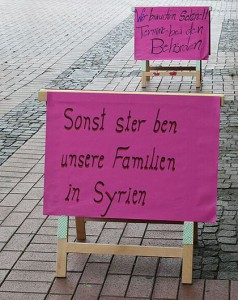 Protestcamp der Syrer