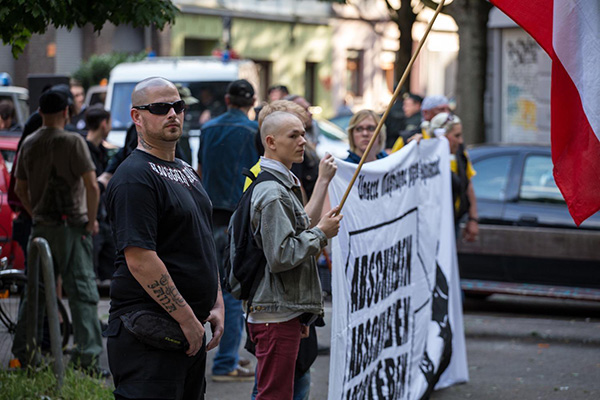 Neonazis in Dortmund. Foto: Felix Huesmann