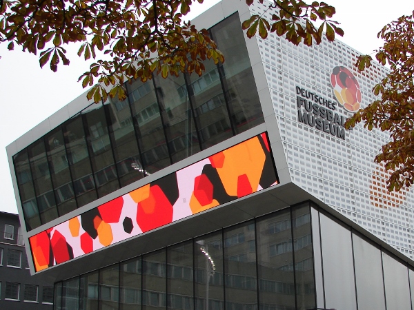 Das DFB-Museum in Dortmund. Foto: Robin Patzwaldt