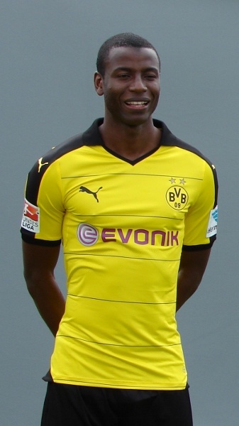 Stürmer Adrian Ramos trat gegen Saloniki kaum in Erscheinung. Foto: Robin Patzwaldt