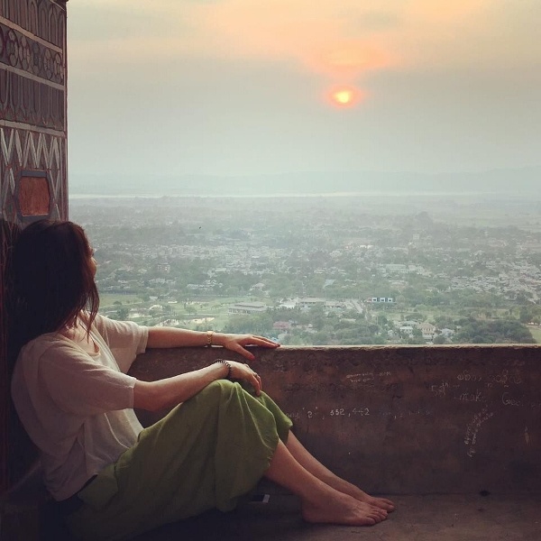 Wunderbarer Sonnenuntergang, Mandalay Hill. Foto(s): Franziska Krasnici 