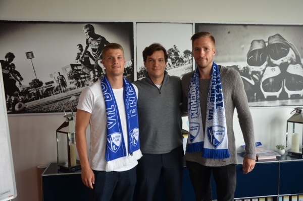 Zufriedene Gesichter heute in Bochum. Foto: VfL Bochum 1848