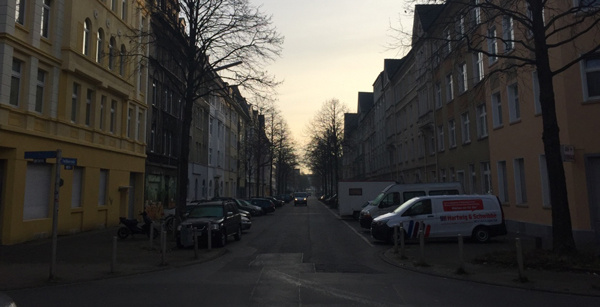 Sonnenaufgang in der Dortmunder Nordstadt