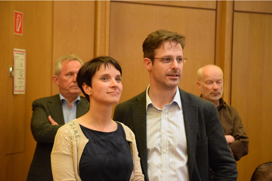 AfD-Team Marcus Pretzell und Frauke Petry, Foto: Ulrike Märkel