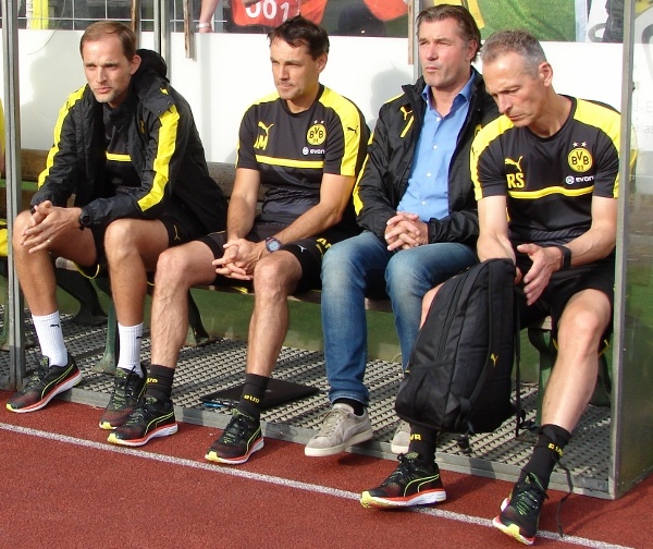 Tuchel, Zorc & Co. haben mal wieder zugeschlagen. Foto: Robin Patzwaldt