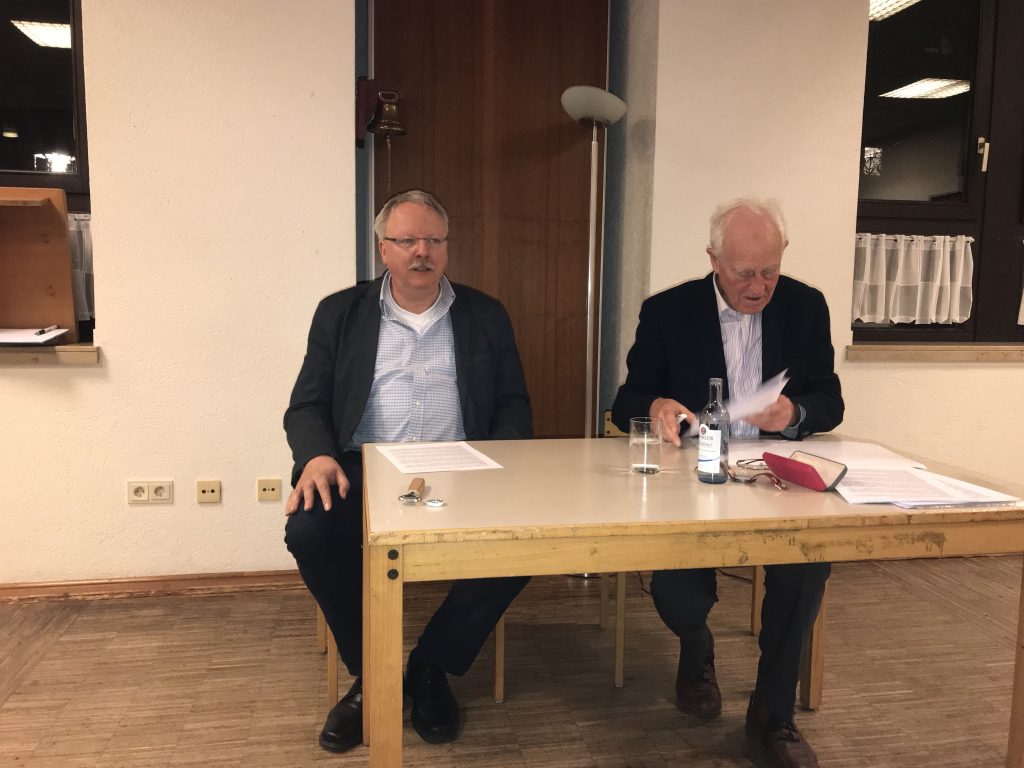 Martin Zensen und Prof. Friedhelm Hengsbach