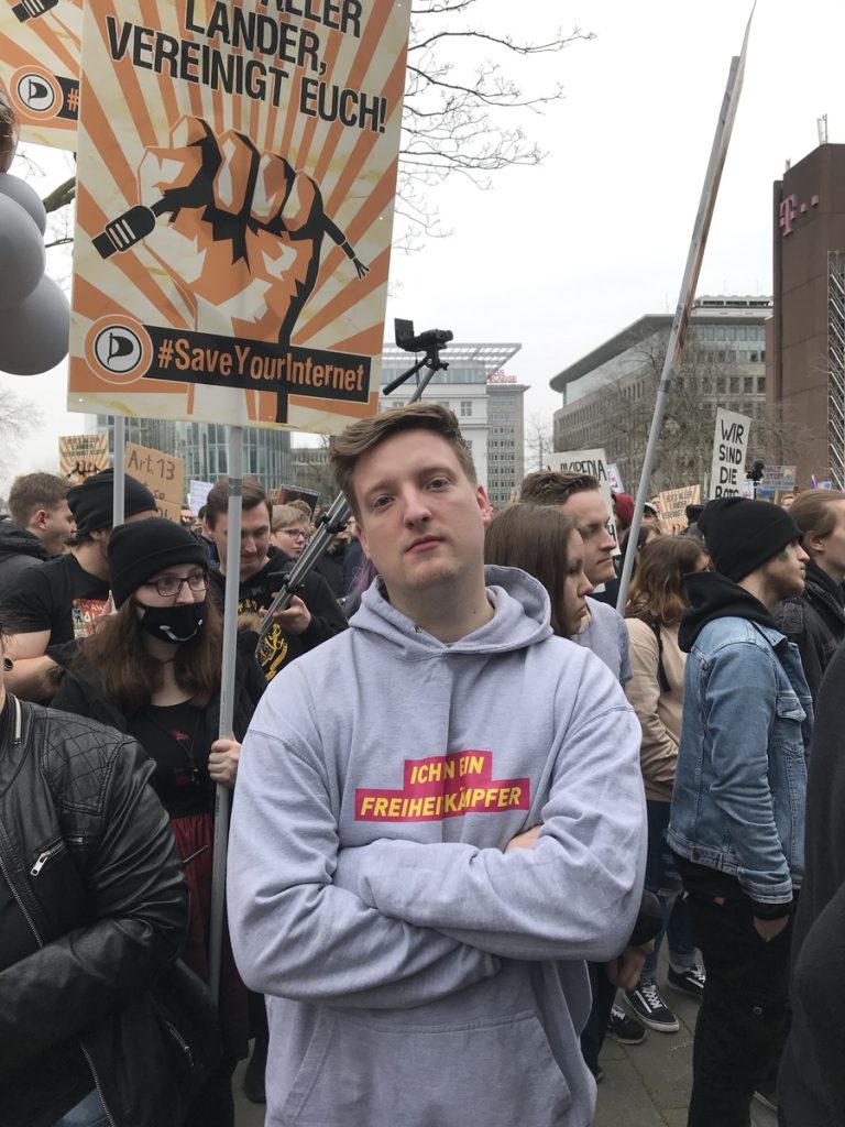 Jens Teutrine: "Uploadfikter sind Freiheitskiller"; Foto: Peter Ansmann