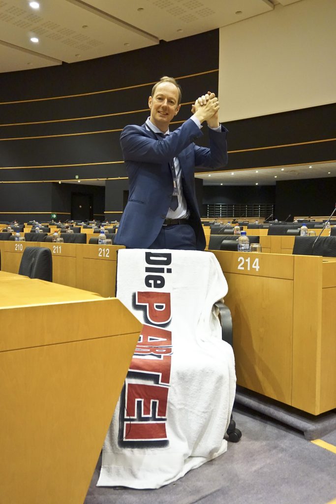 Martin Sonneborn: Rettung für die EU; Foto: Martin Sonneborn