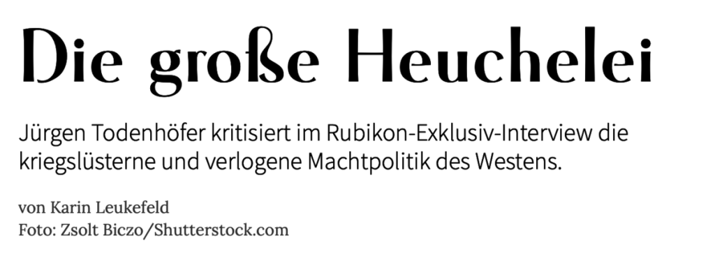 Rubikon: Verschwörungstheorien für die Masse; Foto: Screenshot
