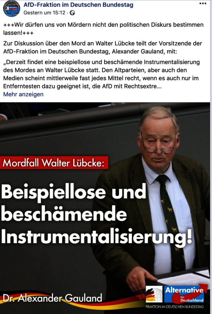 Alexander Gauland (AfD) "Beispiellose und beschämende Instrumentalisierung!"
