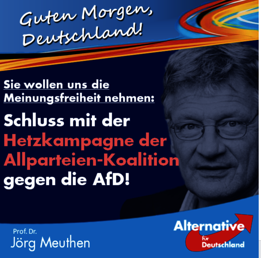 Ablenken! Ablenken! Ablenken! Die Taktik der AfD; Screenshot