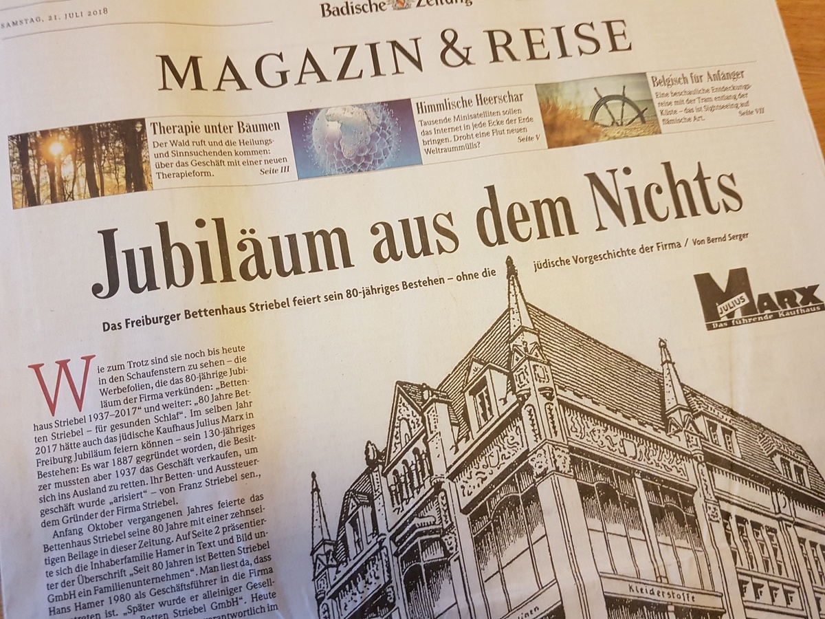 Badische Zeitung: Dieser Artikel war Stein des Anstoßes.