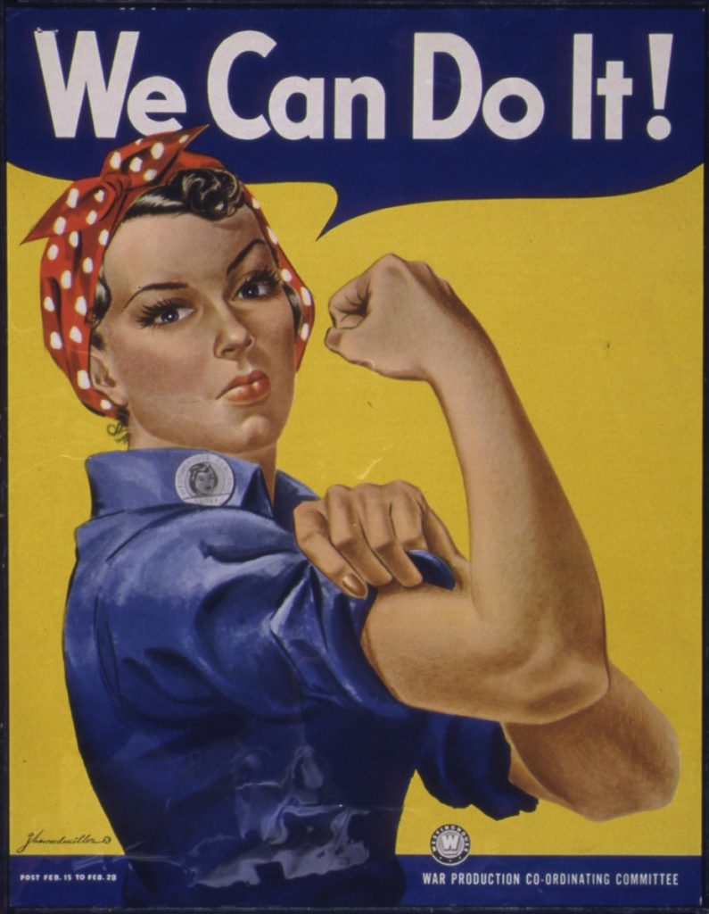 Rosi the Riveter - Rosie the Riveter - Quelle: U.S. National Archives, gemeinfrei