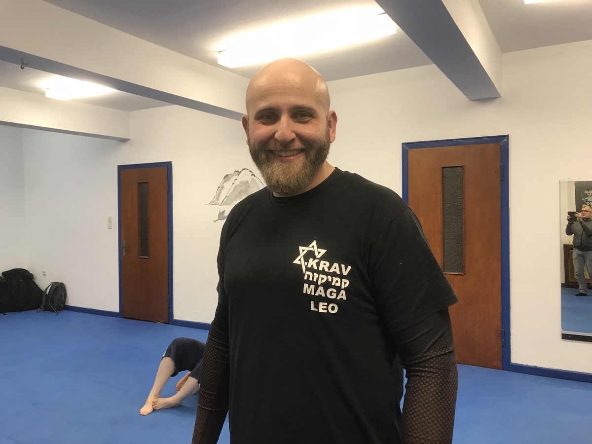 Leonid Chraga: Geschäftsführer der jüdischen Gemeinde in Dortmund, Krav-Maga-Lehrer und Beauftragter für Sicherheit bei den jüdischen Gemeinden in Westfalen; Foto: Peter Ansmann